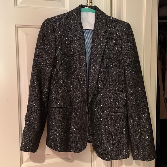 J Crew size 8 blazer with shimmer - Picture 4 of 5
